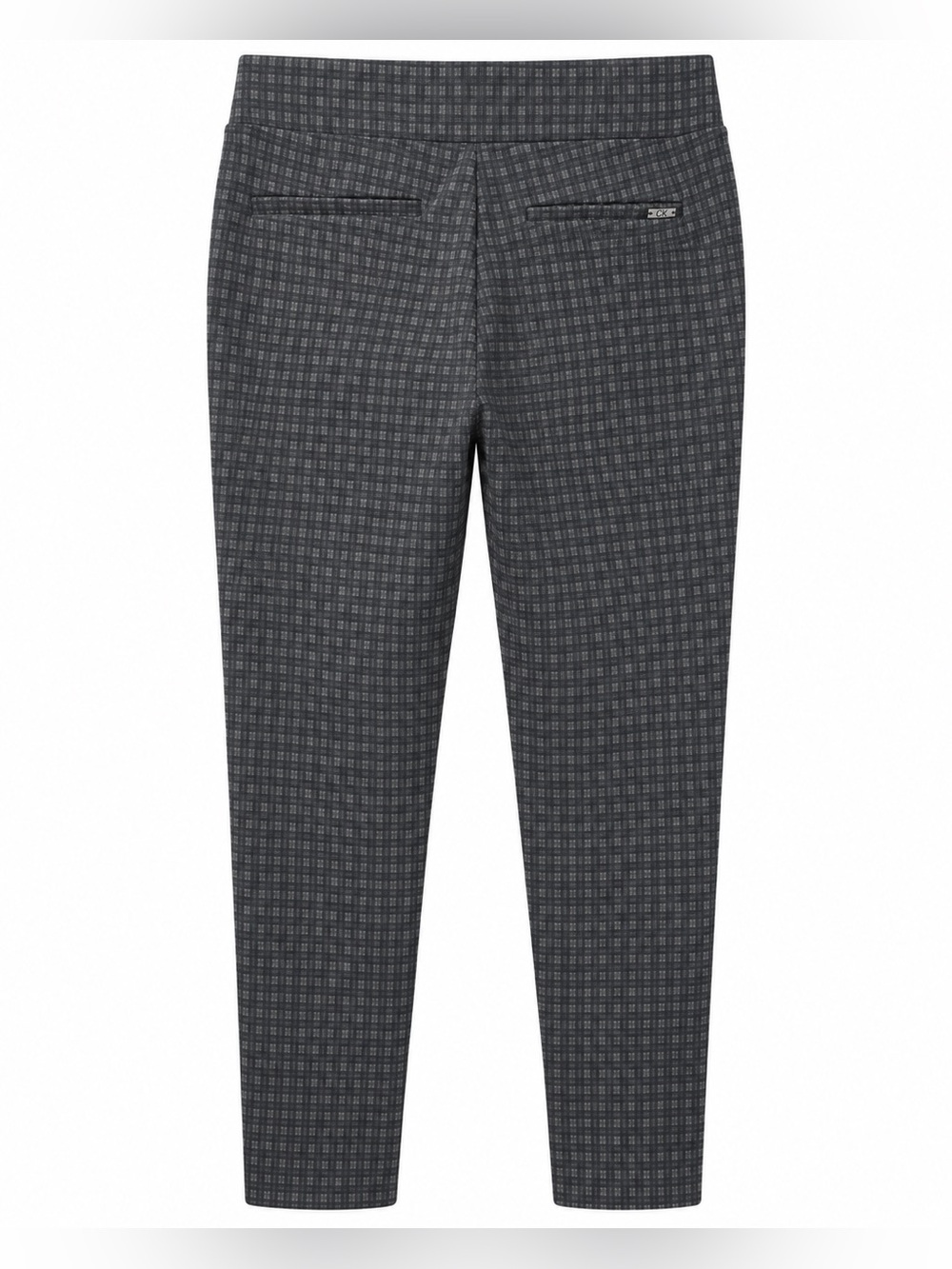 Calvin Klein Women’s Size 4 Charcoal Plaid Preppy 90s-Inspired Ankle Pants